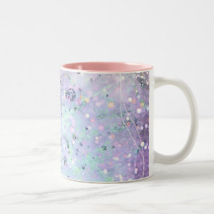 abstrakte Mustergalaxie Zwei-Tone-Kaffeemaschine T Zweifarbige Tasse