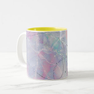 abstrakte Mustergalaxie Zwei-Tone-Kaffeemaschine T Zweifarbige Tasse