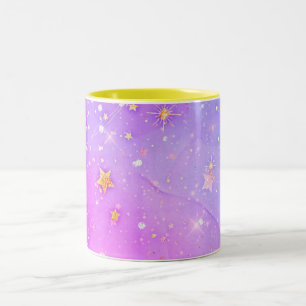 abstrakte Mustergalaxie Zwei-Tone-Kaffeemaschine T Zweifarbige Tasse