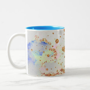 abstrakte Mustergalaxie Zwei-Tone-Kaffeemaschine T Zweifarbige Tasse