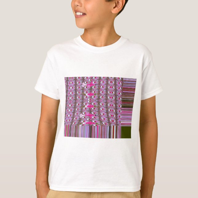 Abstrakte Musterkunst drucken, dicht und komplizie T-Shirt (Vorderseite)
