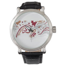 Abstrakte Musterüberwachung Armbanduhr