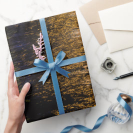 Abstrakte Nachtlichter Meeresspiegelung glänzender Geschenkpapier