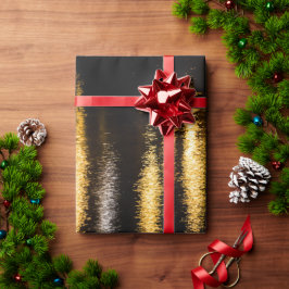 Abstrakte Nachtlichter Meerglanz-Reflexion Geschenkpapier