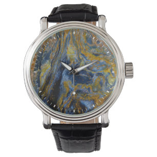 Abstrakte Nahaufnahme von Pietersite Armbanduhr