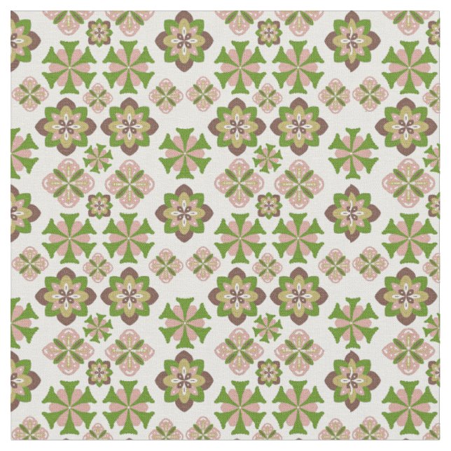 Abstrakte nahtlose Blumenmuster Stoff (Nahaufnahme)