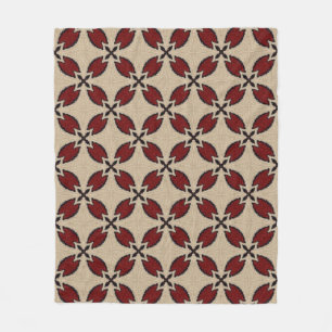 Abstrakte, nahtlose geometrische Fliesenmuster, Fleecedecke