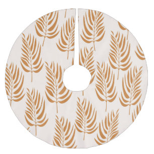 Abstrakte Natur, Minimalistisches Nahtloses Muster Polyester Weihnachtsbaumdecke