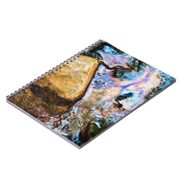 abstrakte Natur noch Wasser Notebook Notizblock (Linke Seite)