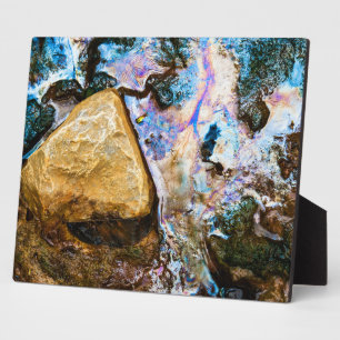 abstrakte Natur noch Wasserplakette Fotoplatte