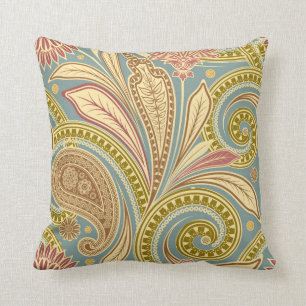 Abstrakte Natur Paisley Kissen