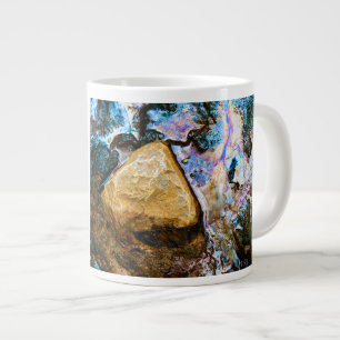 abstrakte Natur stilles Wasser Jumbo-Tasse
