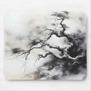 Abstrakte Naturbaumfarbe Mousepad
