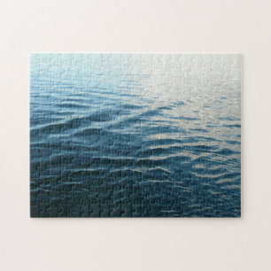 Abstrakte Naturfotografie - Blautöne des Wassers