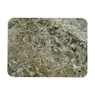 Abstrakte Naturtextur Gletschereis Magnet