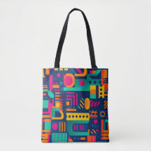 Abstrakte Neonfarben und geometrische bohemische F