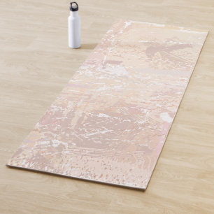 Abstrakte neutrale Mischung Yogamatte