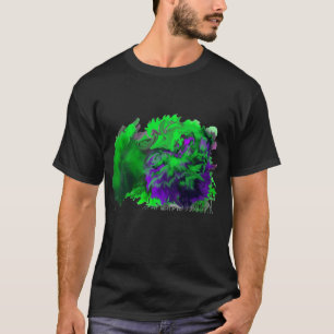 abstrakte Nicht-KI-Kunst T-Shirt