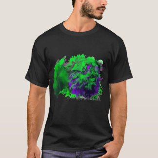 abstrakte Nicht-KI-Kunst T-Shirt