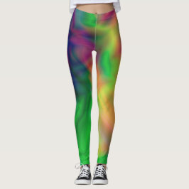 Abstrakte niedliche Diskothek Leggings