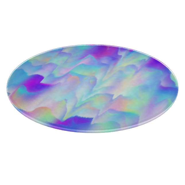 Abstrakte Nordlichter Schneidebrett (Ecke)