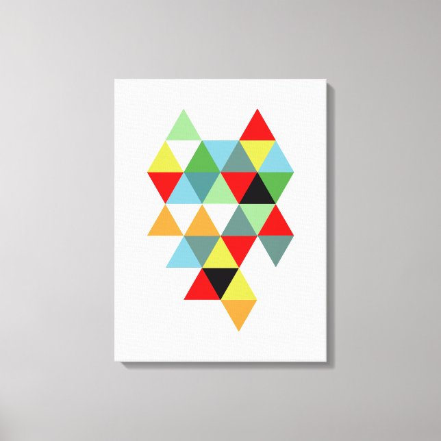 Abstrakte Nr. 593 Leinwanddruck (Vorderseite)