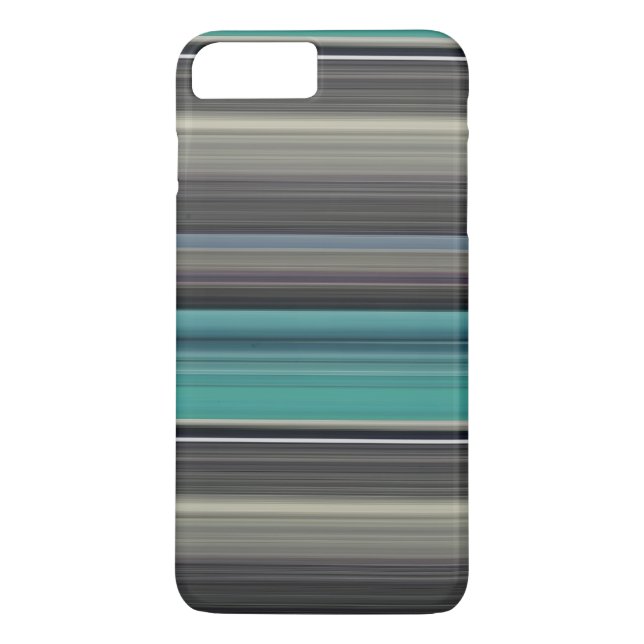 Abstrakte Nummer 1: Aquamarin und grau Case-Mate iPhone Hülle (Rückseite)