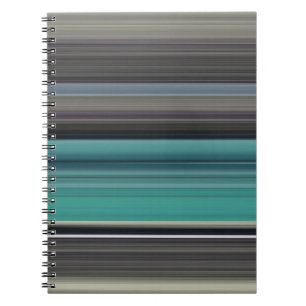 Abstrakte Nummer 1: Aquamarin und grau Notizblock