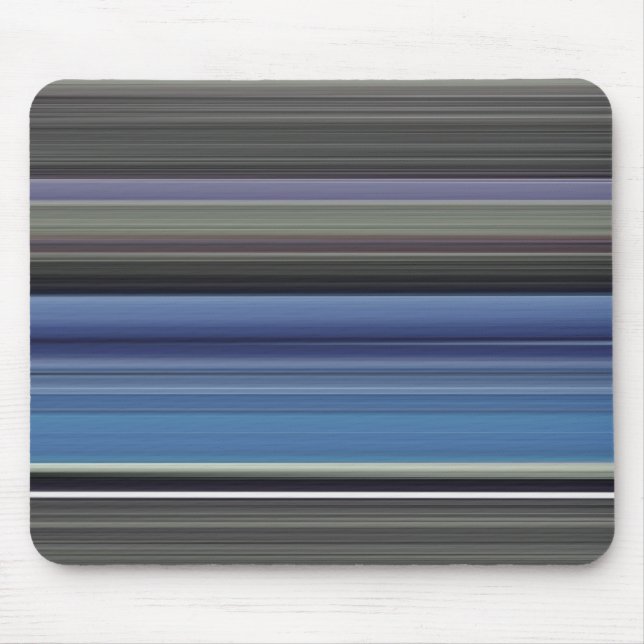 Abstrakte Nummer 1: blau und grau Mousepad (Vorne)