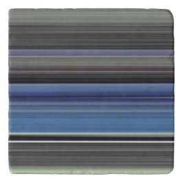Abstrakte Nummer 1: blau und grau Töpfeuntersetzer