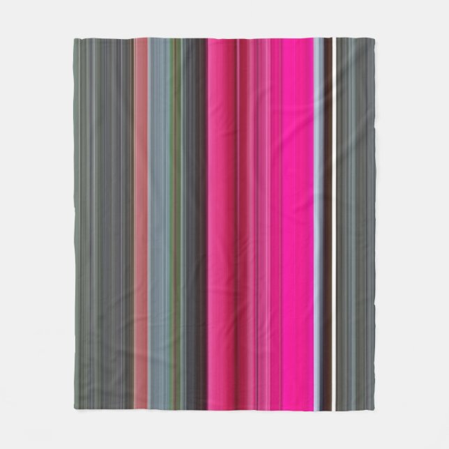 Abstrakte Nummer 1: Getreide und Grau Fleecedecke (Vorderseite)