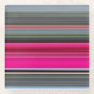 Abstrakte Nummer 1: Getreide und Grau Glasuntersetzer