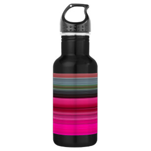 Abstrakte Nummer 1: Getreide und Grau Trinkflasche