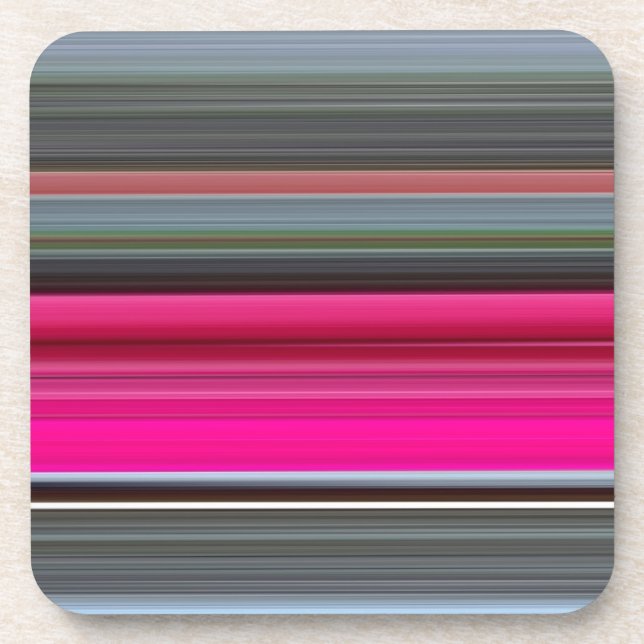 Abstrakte Nummer 1: Getreide und Grau Untersetzer (Vorderseite)