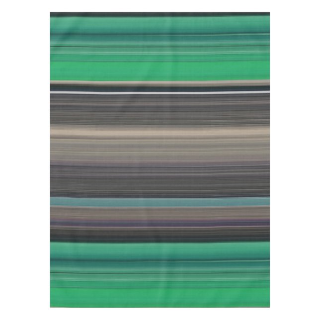 Abstrakte Nummer 1: grün und grau Tischdecke (Vorderseite)