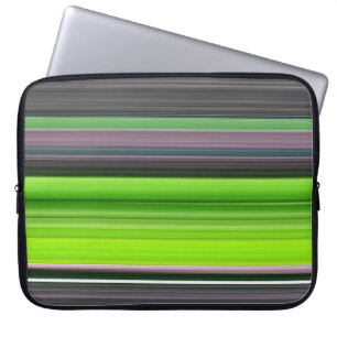 Abstrakte Nummer 1: Limon und grau Laptopschutzhülle