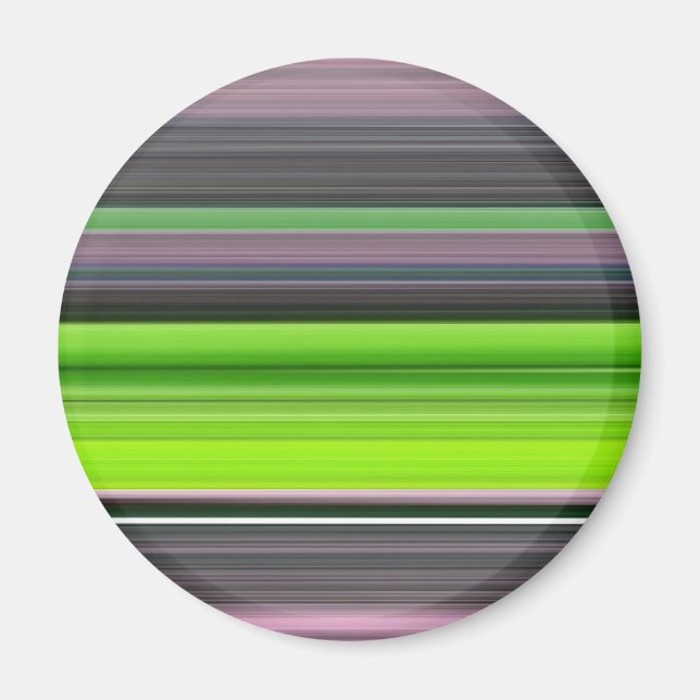 Abstrakte Nummer 1: Limon und grau Magnet (Vorne)