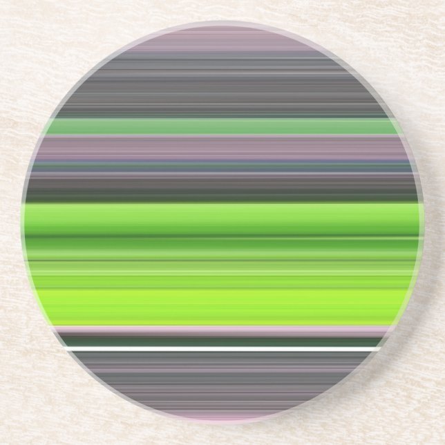 Abstrakte Nummer 1: Limon und grau Sandstein Untersetzer (Vorne)