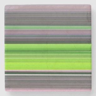 Abstrakte Nummer 1: Limon und grau Steinuntersetzer