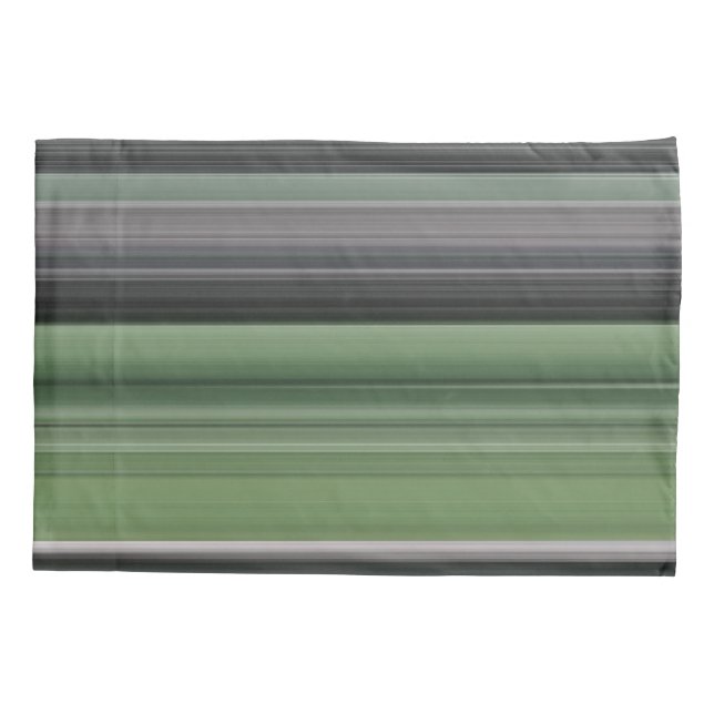 Abstrakte Nummer 1: Olive green und grau Kissenbezug (Rückseite)