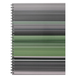 Abstrakte Nummer 1: Olive green und grau Notizblock