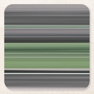 Abstrakte Nummer 1: Olive green und grau Rechteckiger Pappuntersetzer