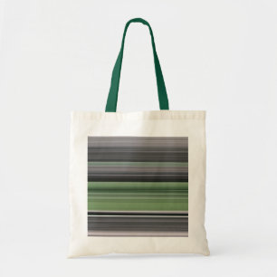 Abstrakte Nummer 1: Olive green und grau Tragetasche