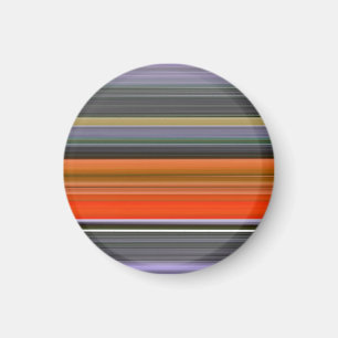 Abstrakte Nummer 1: Orange und Grau Magnet