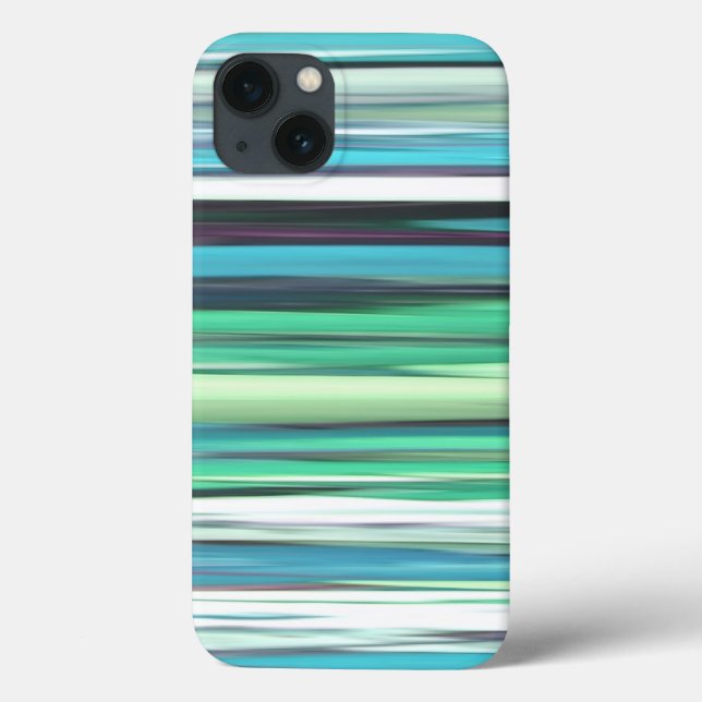 Abstrakte Nummer 2: Aqua Blue Green Blur Case-Mate iPhone Hülle (Rückseite)