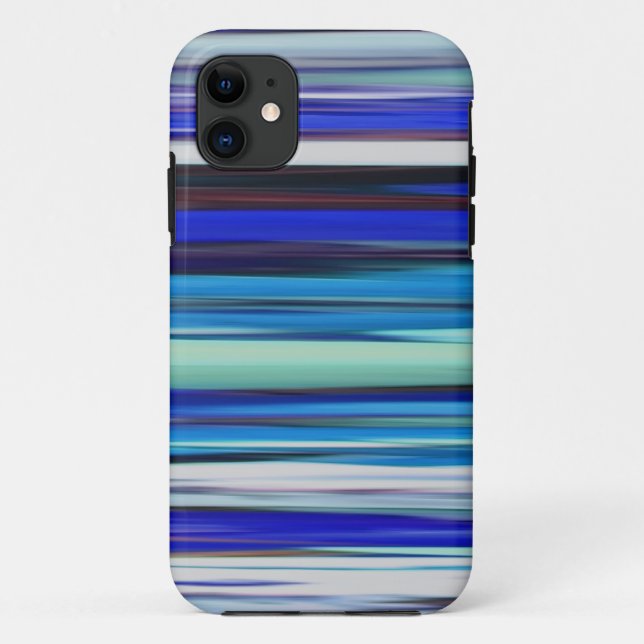 Abstrakte Nummer 2: Blaue Unschärfe Case-Mate iPhone Hülle (Rückseite)