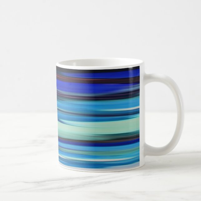 Abstrakte Nummer 2: Blaue Unschärfe Kaffeetasse (Rechts)