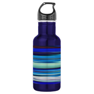 Abstrakte Nummer 2: Blaue Unschärfe Trinkflasche