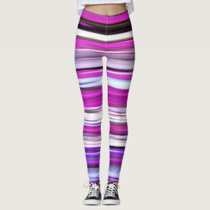 Abstrakte Nummer 2: Lila Unschärfe Leggings
