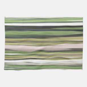 Abstrakte Nummer 2: Olive green verschwur Küchentuch